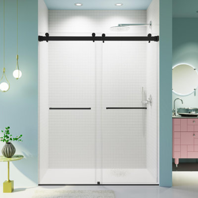 68-72-inch*76-inch Double Slide Closing Shower Door