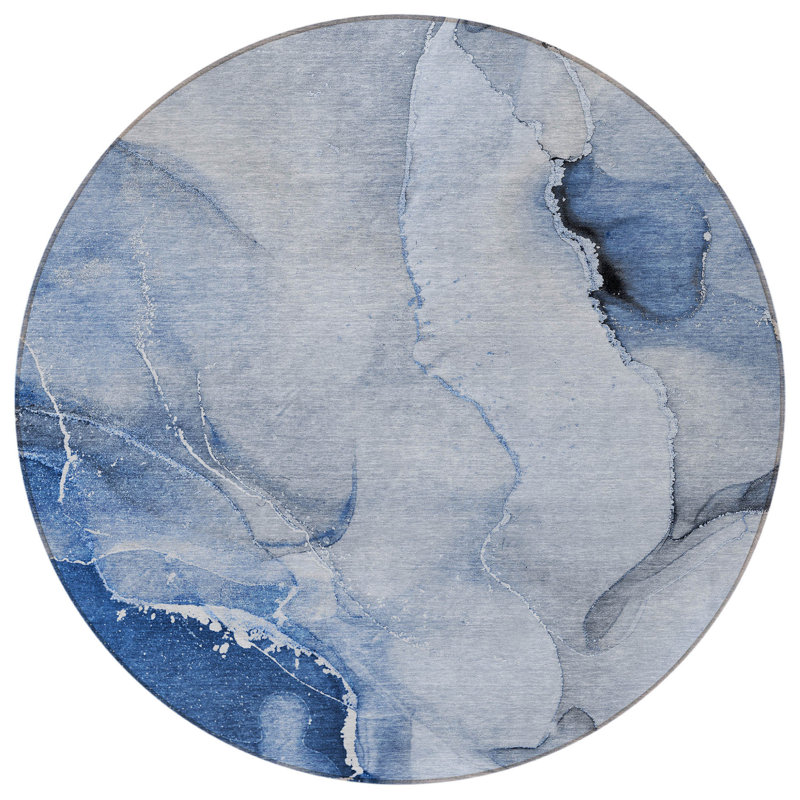 Tapis d'intérieur rond 8 po