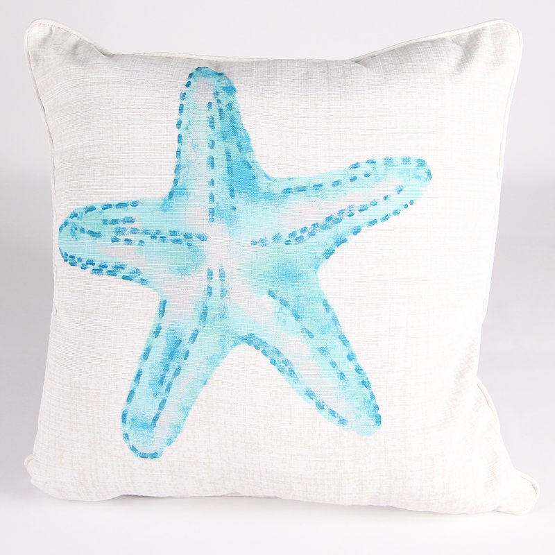 18" x 18" Indoor Throw Pillow, Starfish