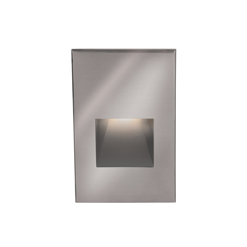LEDme Step Light, Satinless Steel, Amber, 277