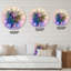 Horloge murale impressionniste Nature morte de fleurs en fleurs IV-59914399