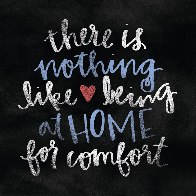 At Home - Wrapped Canvas Print, 122cm H x 122cm W