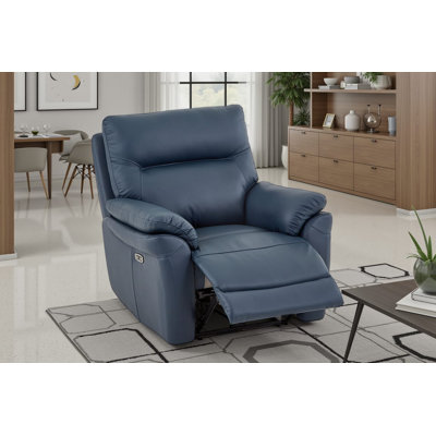 Tationa 99cm Wide Leather Match Standard Recliner