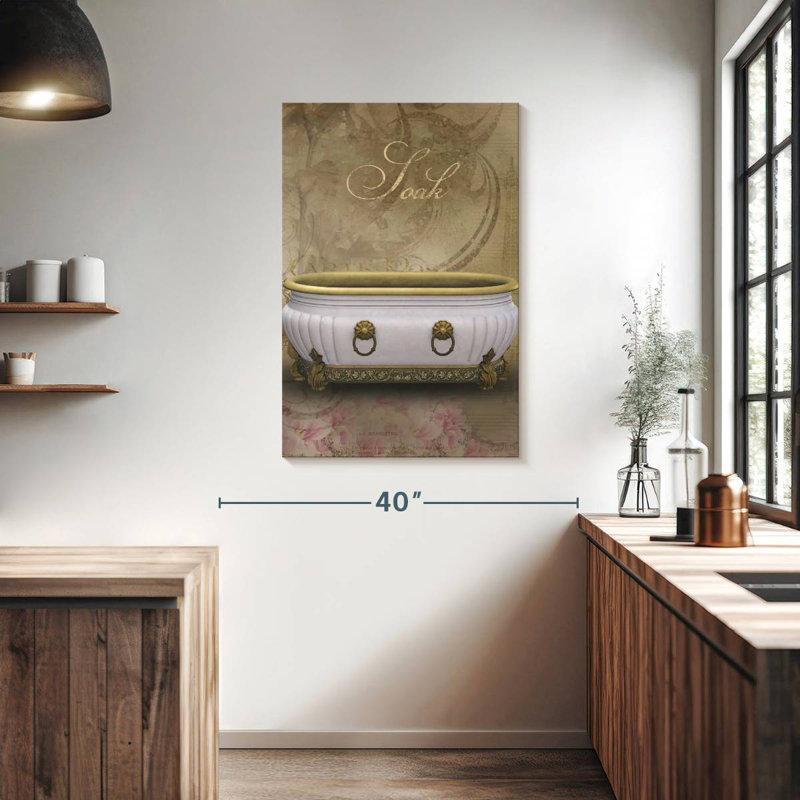 Kerrick Golden Bath I, H 39 po x l 26 po