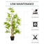 120cm Faux Bamboo Plant in Cement Pot