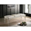 Banc classique classique 1pc avec pieds en acrylique et miroir en bois massif-1092344725