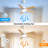 42 Inch Modern Ceiling Fan With LED Light 5 Blades Remote Control Reversible DC Motor White-440894637