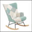 Chaise berçante avec repose-pieds-1117032795
