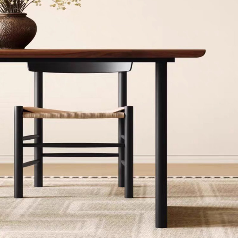 Grande table Novel multifonctionnelle en bois massif, H 29,52 po x L 70,86 po x l 31,49 po