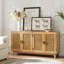 Modern Berenika 58" Wide Sideboard with Latticework Doors-298542355