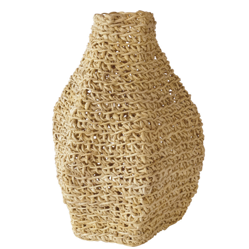Daisy Handmade Natural Fibre Floor Vase