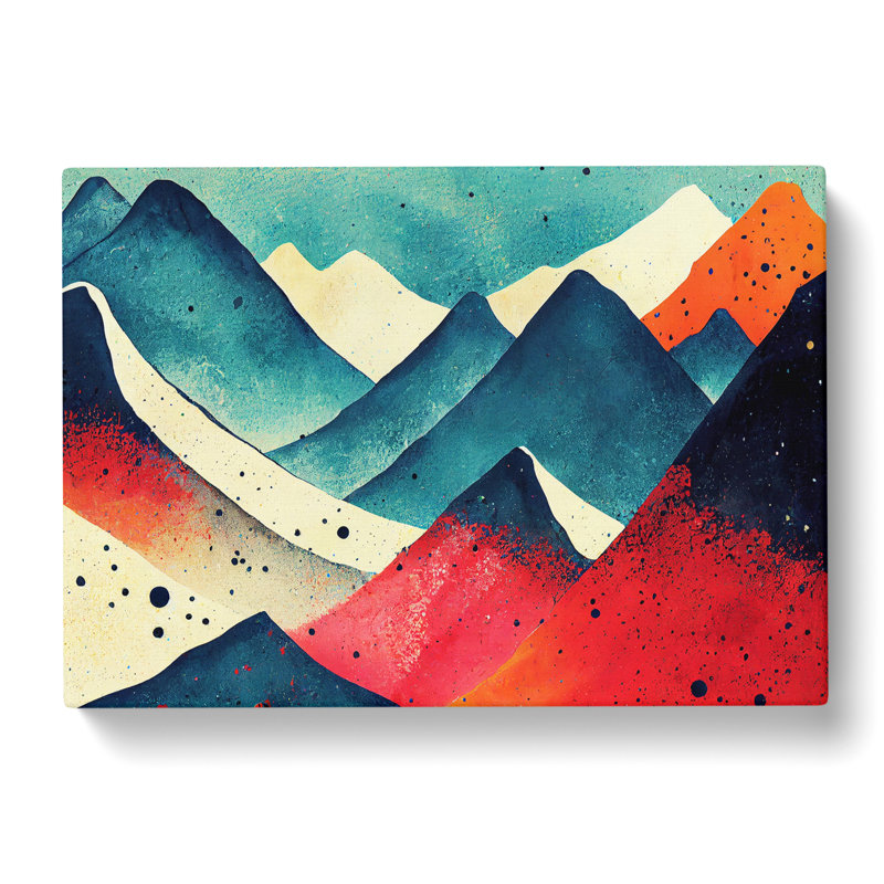 Mountain Splash Vol.3 Abstract - Wrapped Canvas, 40cm H x 60cm W x 3cm D