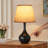 16.2'' 3-Way Dimmable Touch Control Table Lamp Set for Nightstand