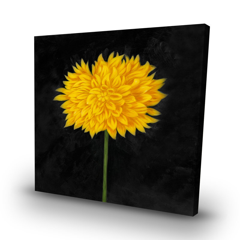 chrysanthemum - 32"x32" art on canvas