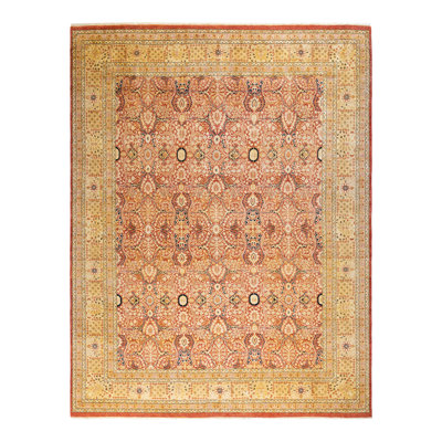 Keller One-of-a-Kind 8' 2" X 10' 7" 2000s Wool Area Rug in Orange