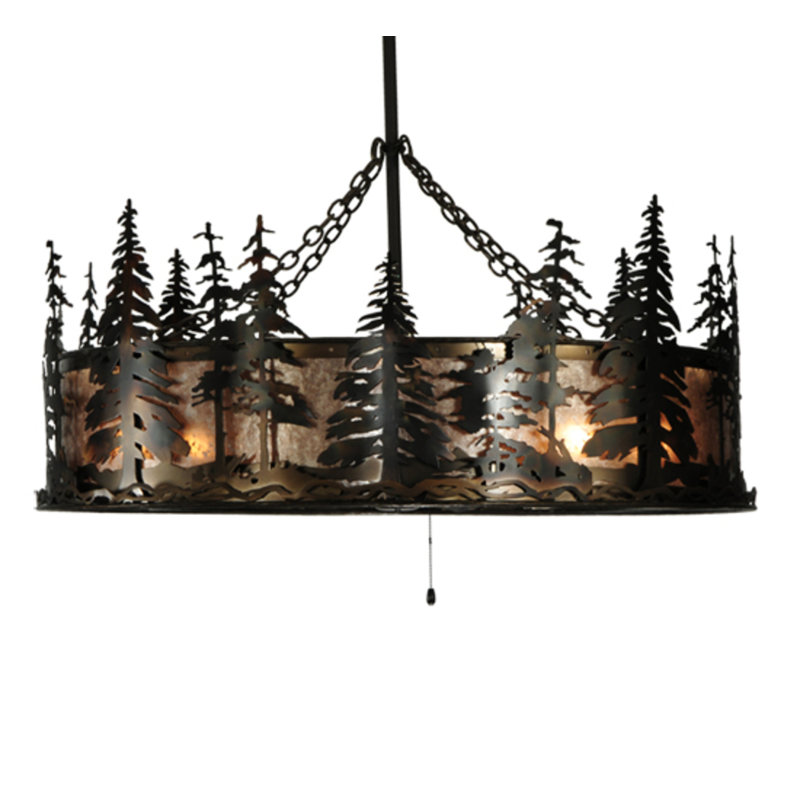 Tall Pines Downrod Ceiling Fan