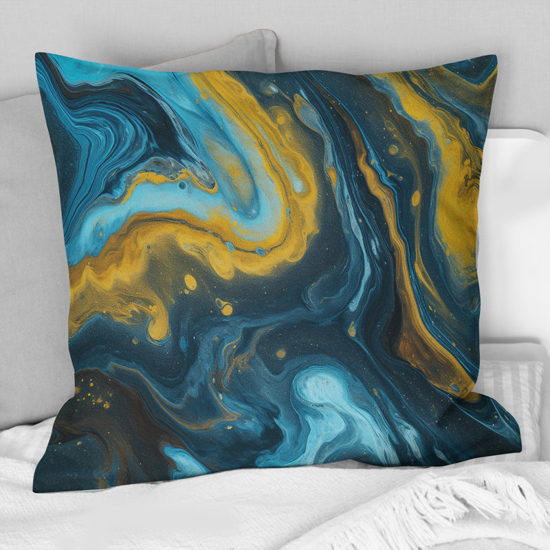 Coussin Agathe Ripple Golden Rivers