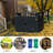 Sturdy Metal Outdoor Garbage Bin Shed For Garden And Yard Storage