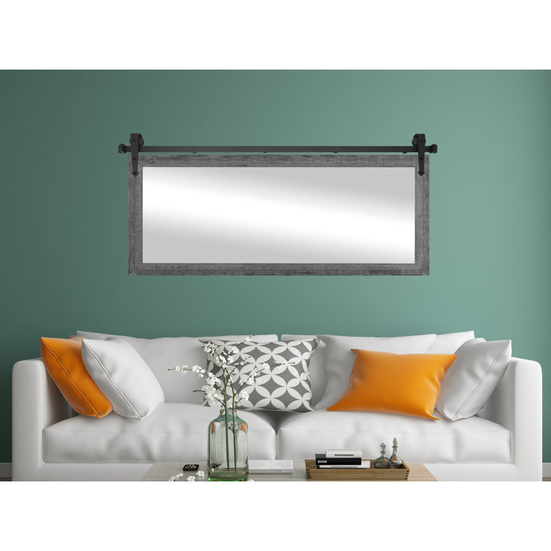 Pauljohn Solid Wood Flat Mirror, 31" x 66"