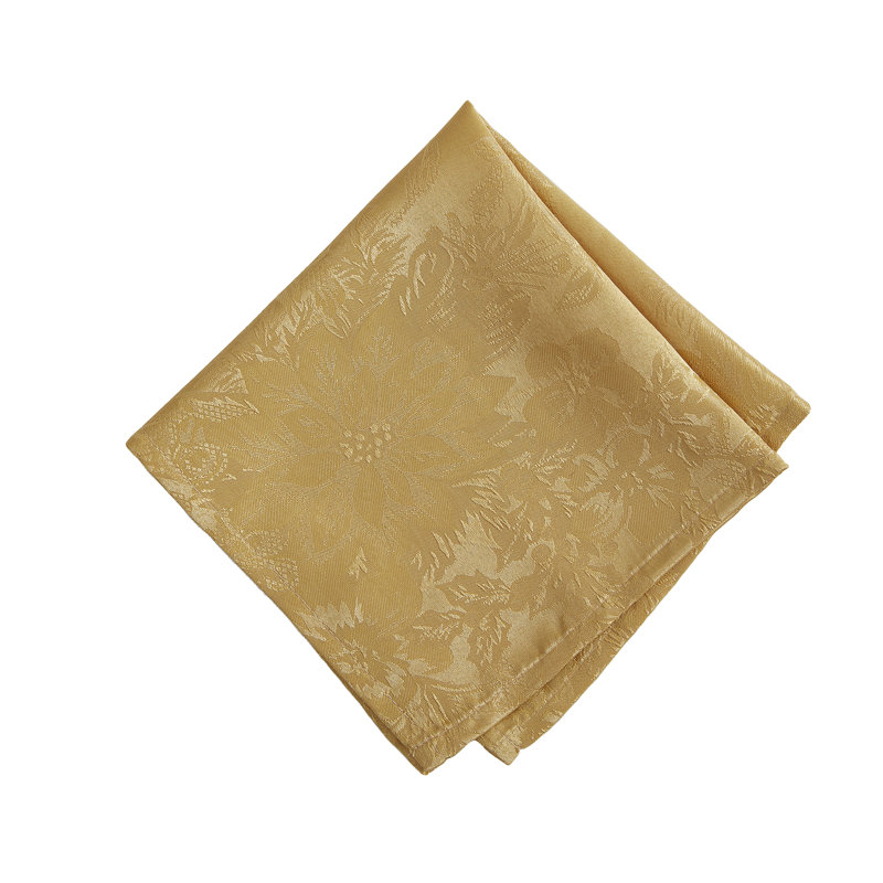 Tilghman Polyester Square Napkin, Gold