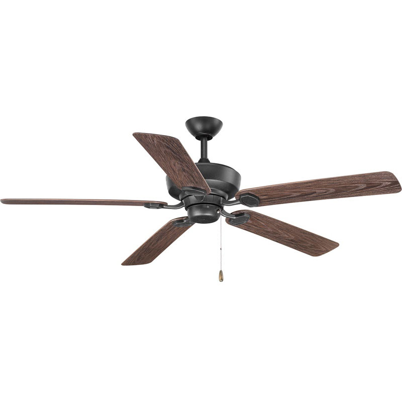 Lakehurst 60'' Ceiling Fan, Black with Forged Black Blades