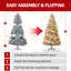 Arbre de Noël artificiel enneigé vert 6 pi avec 150 lumières blanc chaud, arbre de Noël avec 1000 pointes de branches réalistes, PVC ignifuge, base pliable pour la maison, décoration de fête-609449108