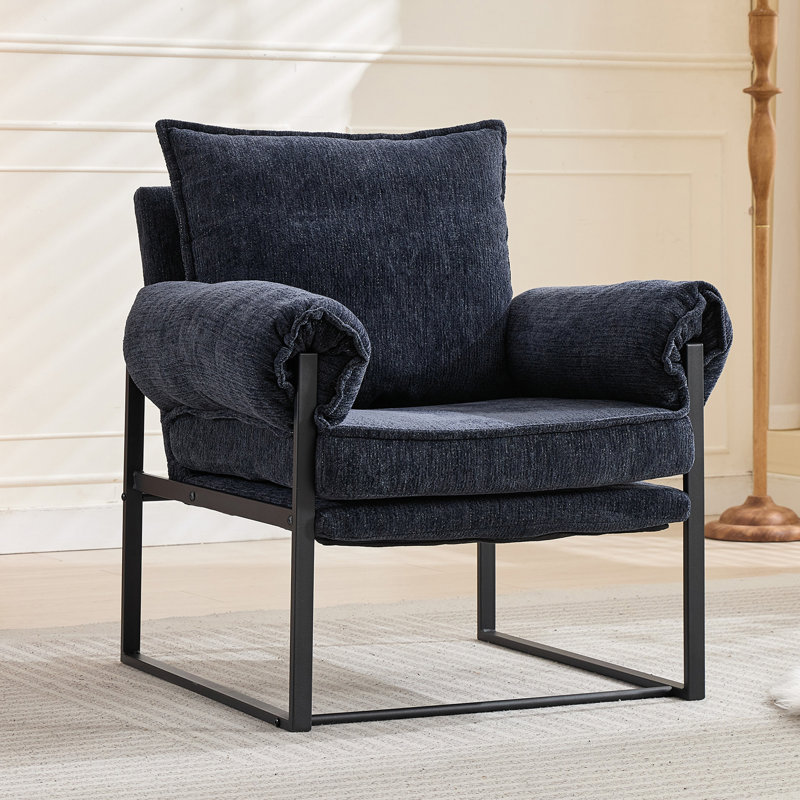 Fauteuil inclinable multi-angle entièrement réglable - parfait pour le repos, les jeux et la lecture, Bleu très foncé