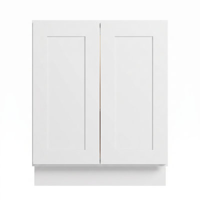 Armoire de cuisine Modern Shaker, cadre en bouleau massif et boîte en contreplaqué, glissières et charnières à fermeture en douceur, tailles modulaires pour une disposition personnalisée (12 po à 42 po)