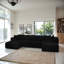 Canapé désossé contemporain avec tissu luxueux à poils longs et conception ergonomique pour un confort et un style ultimes-581538792