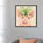 Toile avec cadre gris