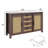 Farmhouse Sideboard Buffet Cabinet With Sliding Doors & 4 Drawers-840738543
