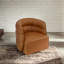 Chaise pivotante rembourrée