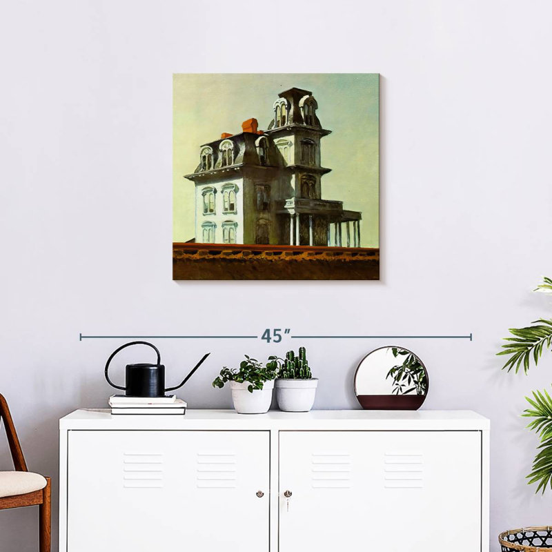 Lilie House By The Railroad, H 24 po x l 24 po