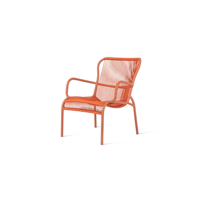 Loop Outdoor Lounge Chair, Terracotta
