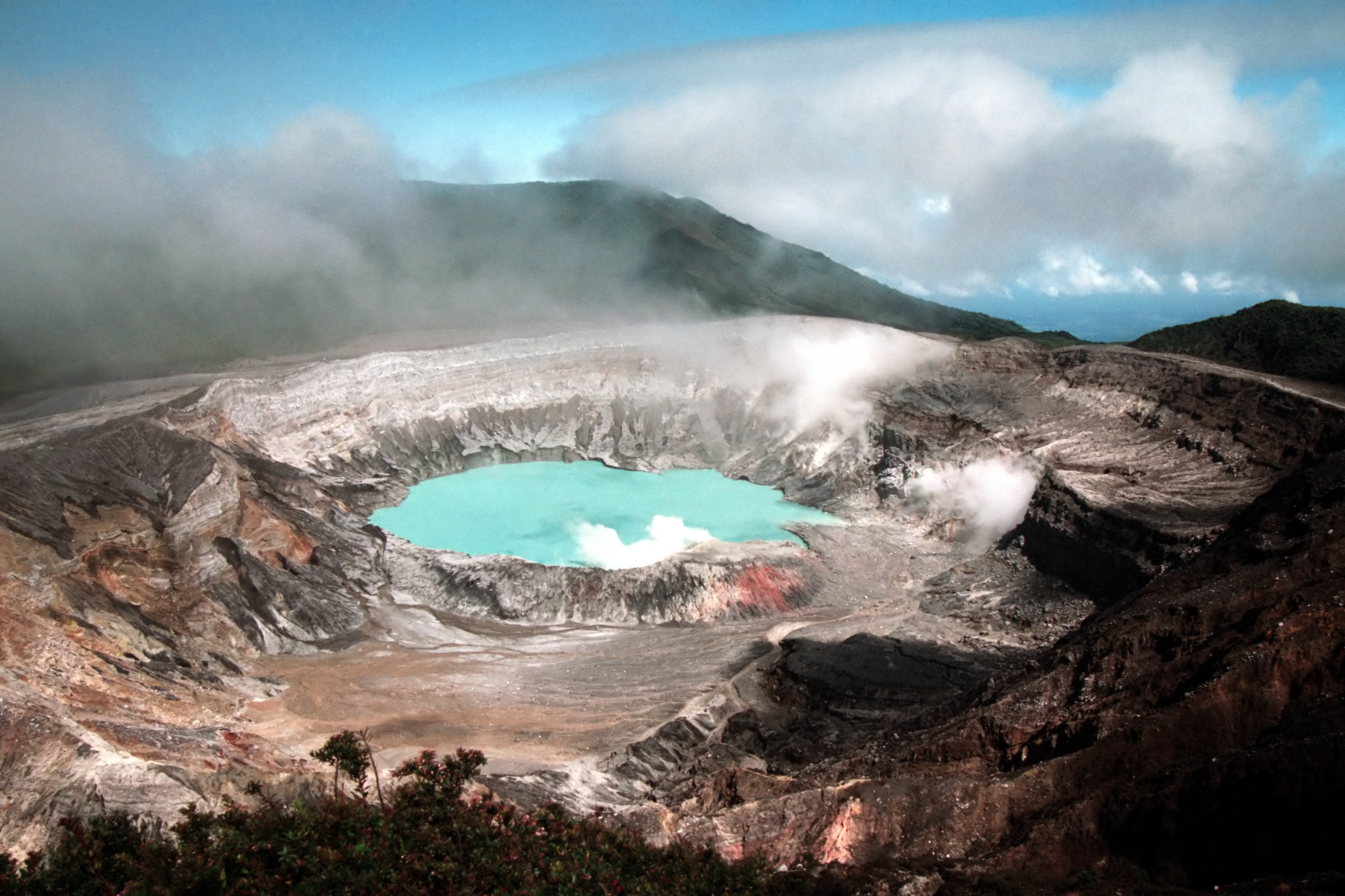 Millwood Pines Annael " Aerial View Of A Costa Rican Volcano, Beneath