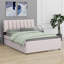 Lit plateforme tapissier avec lit gigogne-144016038