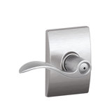 Accent Lever with Century Trim Bed and Bath Lock