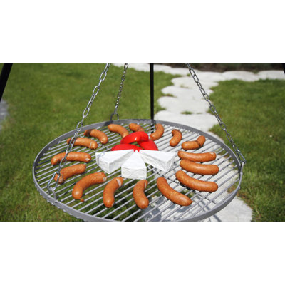 Grillplatte mit Gitterrost