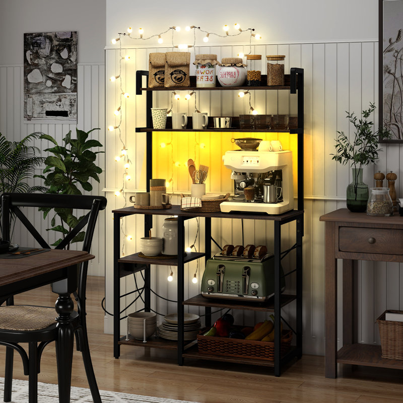 Station de charge pour cuisine Hutch Bakers, Brun rustique
