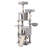 70" H Cat Tree Tower with Hammock, Scratching Post, Condo and Multi-Level Cat Tower-773200267