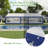  13FT x 26FT Canopy with Rolled Sidewalls,White & Blue-102834525-124639097