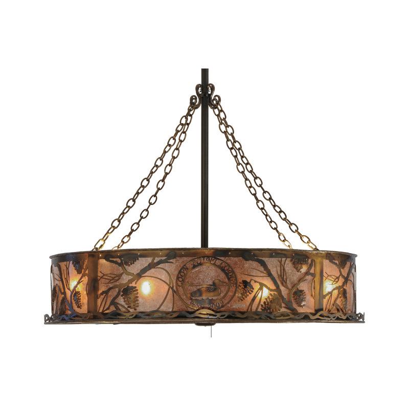 Rustic Lodge 16 - Light Chandelier