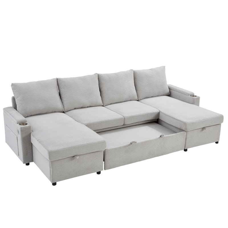 Canapé-lit convertible Modern, Gris