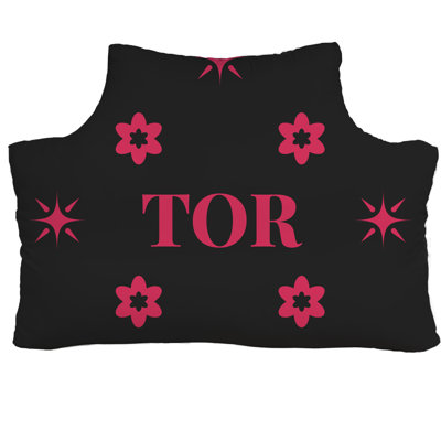 Toronto - Tête de lit simple avec coussin de basketball 39,5 po x 29,5 po