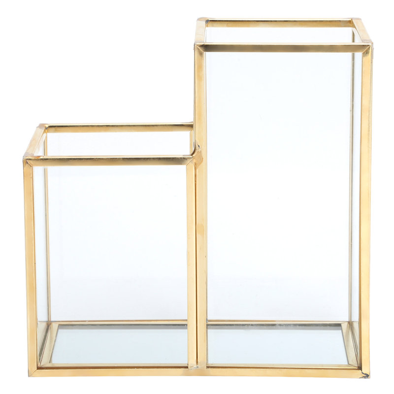 Boîte de rangement en verre pour jardin