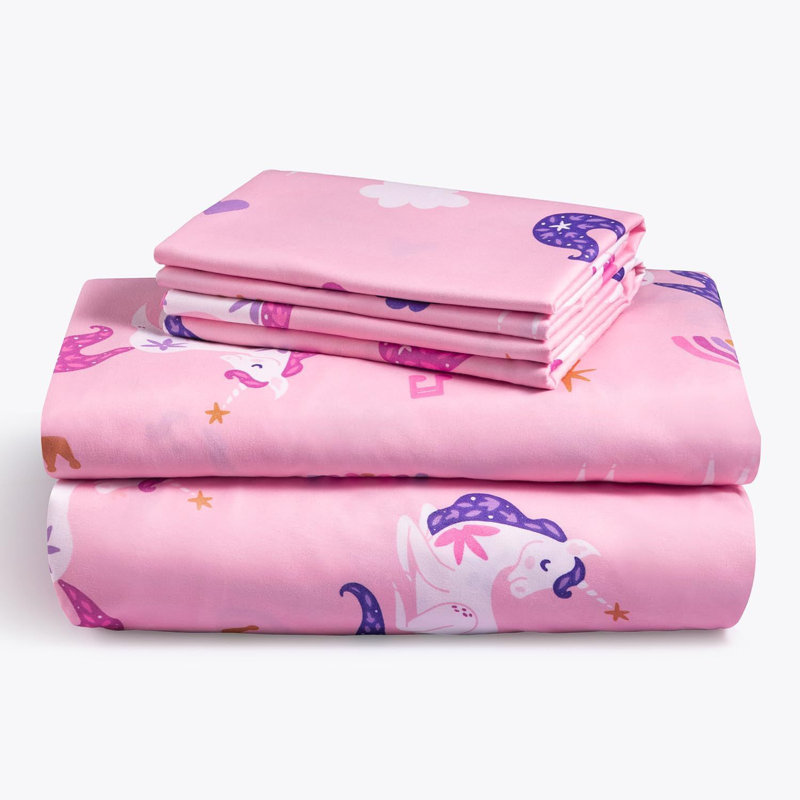 Luxclub 4 PC Aqua Silky Soft Cooling Deep Pocket Performance Sheet Set, Full / Double Sheet Set with 2 Pillowcases