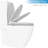 19" Elongated Toilet Seat with Slow Soft Close, Never Loosens, Easy Clean and Install