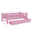 Lit plateforme simple avec garde-corps et deux tiroirs Safe-501302476