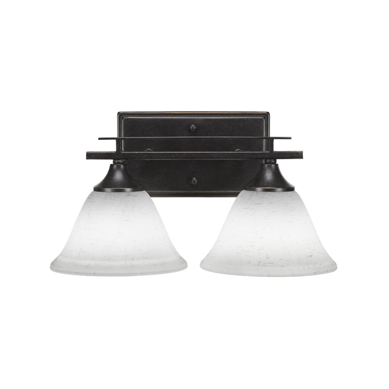 Uptowne 2 Light Bath Bar, Blue Italian