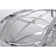 Ahnika 26 Inch Silver Chrome Finish 6 Light, 3 Blade Ceiling Fan with Remote